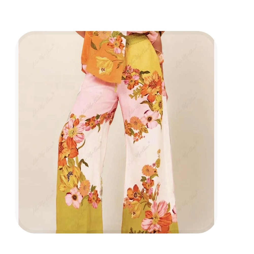 Wide leg pant